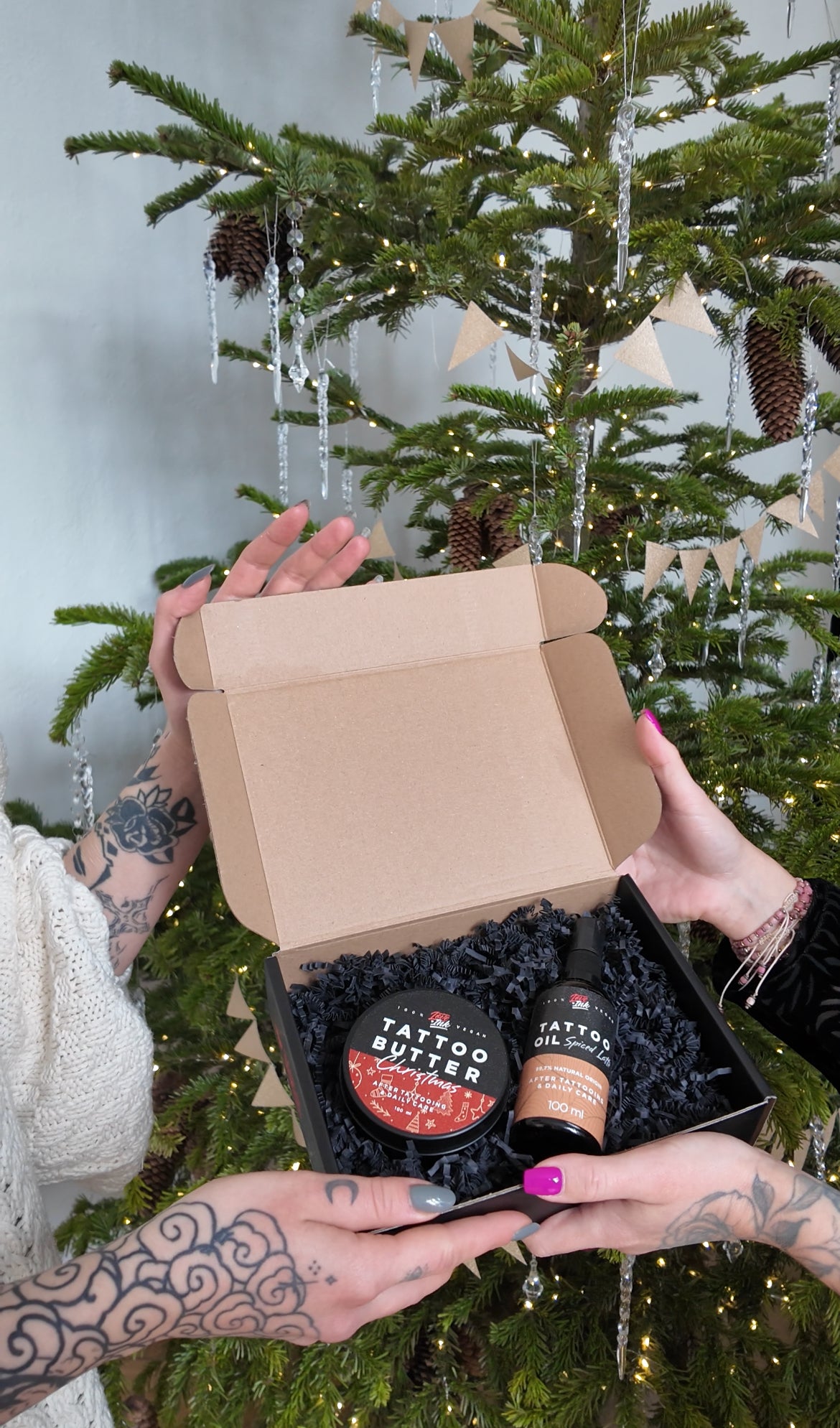 Gift Set: Tattoo Butter Christmas + Tattoo Oil Spiced Latte