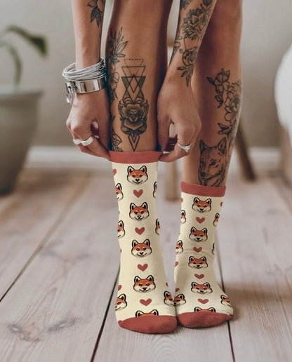 Nogavice Loveink x Fat Kat "Doggo"